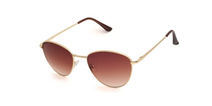  Gold Tinted Butterfly Prescription Sunglasses for Women